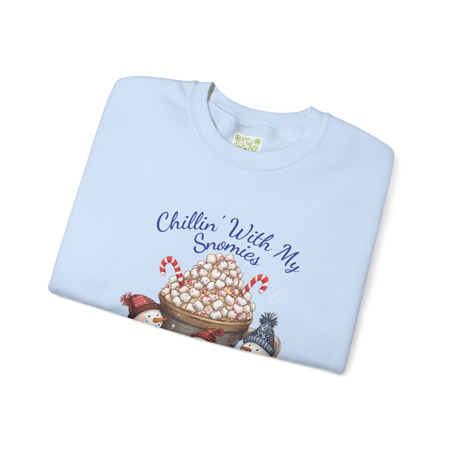 Chillin with my Snomies Sweatshirt, Snowman Apparel, Funny Snowman Shirt, Cute Snowman, Let It Snow, Snowman Lover Gift