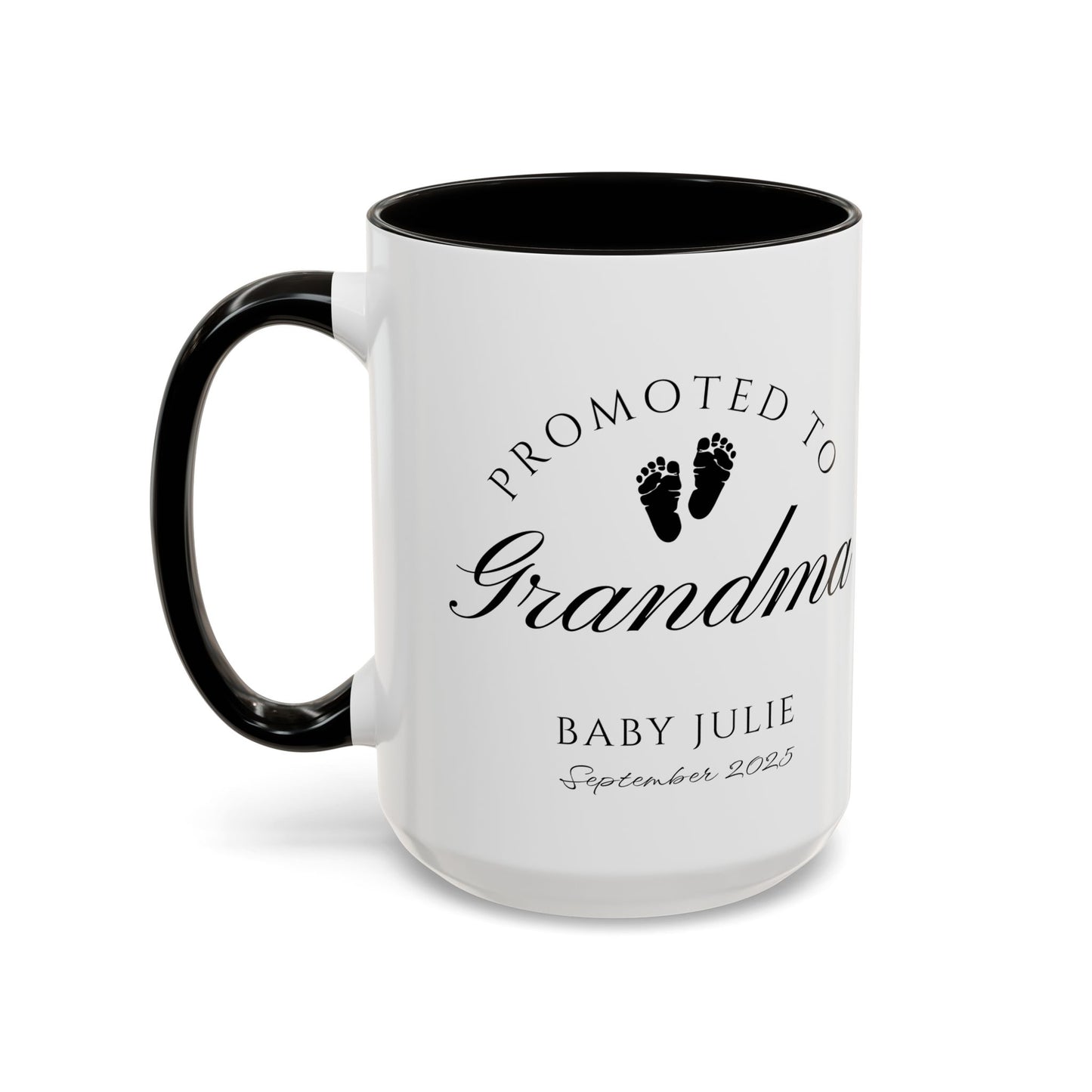 Promoted to Grandma Mug, Pregnancy Announcement Coffee Cup, Baby Reveal Gift, New Grandparent Mug, Grandma to Be Gift, Custom Baby Announcement