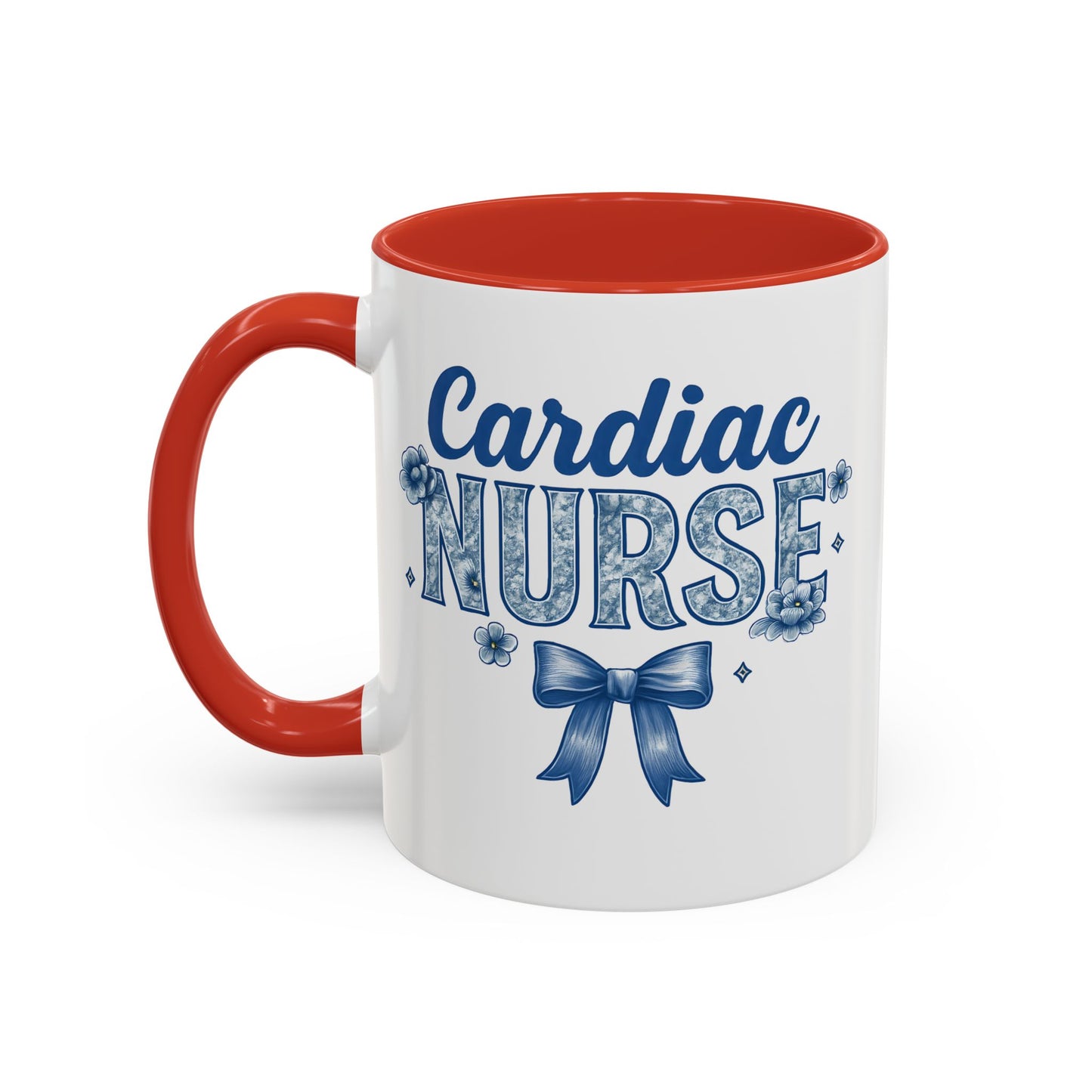Chinoiserie Nurse Mug, Cardiac Nurse Mug, Cardiac ICU Mug, CVICU Nurse Mug, Cardiology Nurse Gift, Nurse Team Mug