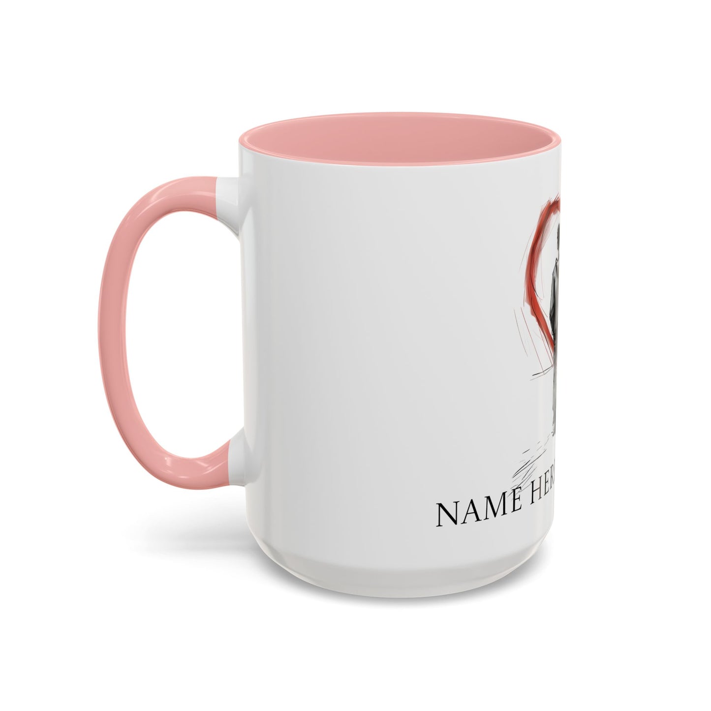 Customized Love Mugs for Two - A Romantic Home Accent for Coffee Connoisseurs - Unique Home Decor, Valentines Day Present