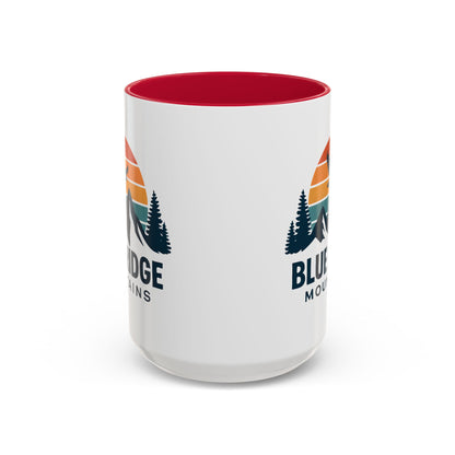 Blue Ridge Mountains, One Happy Camper, Accent Coffee Mug, Blueridge Mug, Blue Ridge Parkway, Camping Coffee Mug, Camping Gift