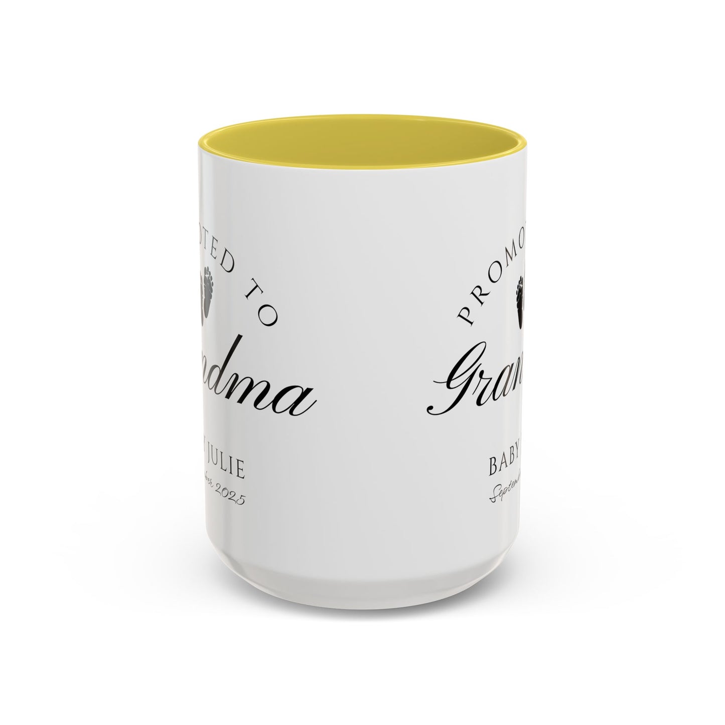 Promoted to Grandma Mug, Pregnancy Announcement Coffee Cup, Baby Reveal Gift, New Grandparent Mug, Grandma to Be Gift, Custom Baby Announcement