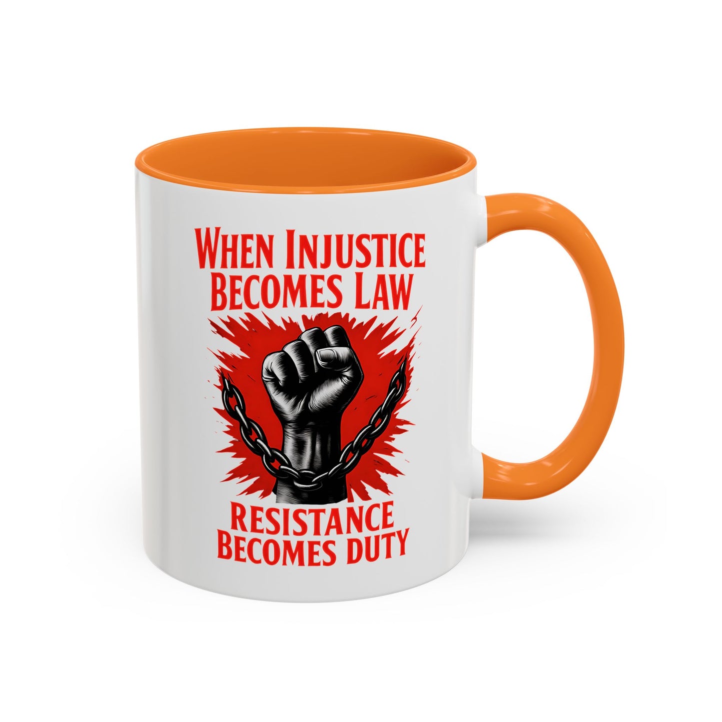 anti trump mug, chinga la mirgra, When Injustice Becomes Law, Resistance Mug, Social Justice Mug, Equality Coffee Cup, Resist Mug Gift