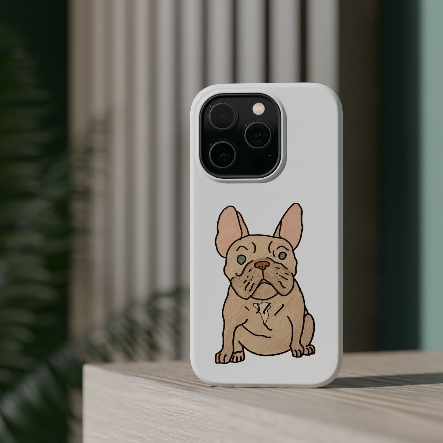 French Bulldog Magnetic Tough Case, Cute Pet Phone Cover, Dog Lover Gift, MagSafe Phone Protector, Unique Phone Accessory