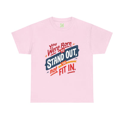 Enneagram 4 You Were Born to Stand Out Tee, Motivational Graphic Tshirt, Creative Souls Gift, Casual Wear, Unisex Tee