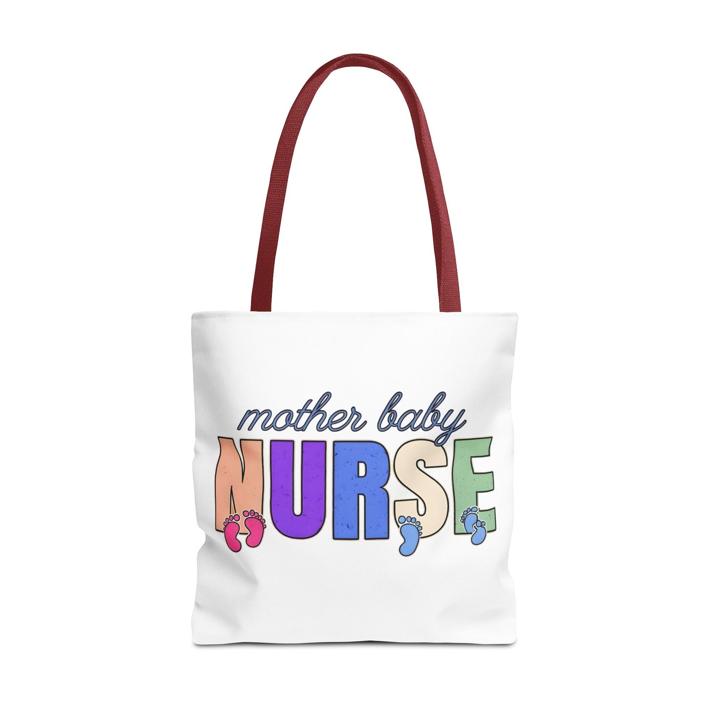 Postpartum Mother Baby Nurse Tote Bag, Nurse Appreciation, Cute Nurse Bag, Labor and Delivery, Midwife Gift