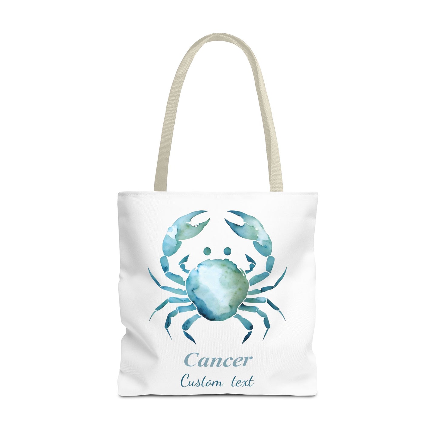 Cancer Zodiac Personalized Tote Bag, Astrology Lover Gift, Artistic Tote Bag, Trendy Tote Bag, Weekender Bag