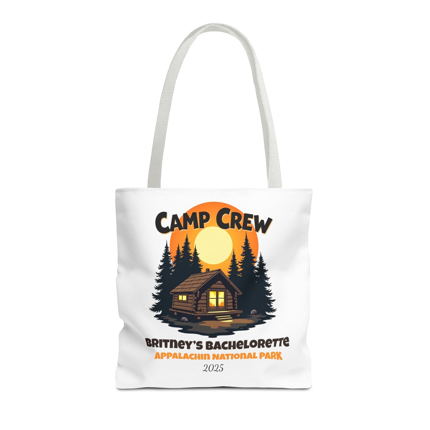 Bachelorette Camp Crew Tote Bag, Bride Beach Bag, Camp Bride, Camping Bach, Bridal Tote Bag, Custom Beach Bag