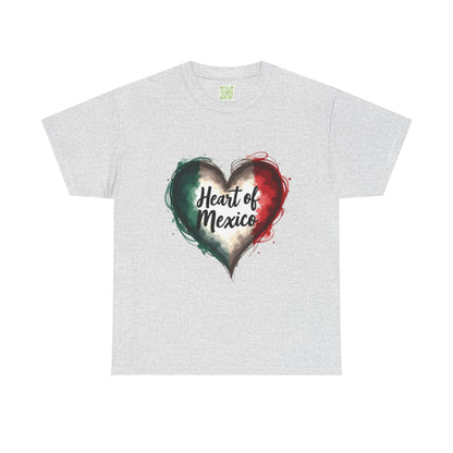 Viva la Vida Heart of Mexico Tee, Unisex Cotton Tee, Celebrate Mexican Heritage, Cinco de Mayo, Gift for Culture Lovers, Mexican Pride Tee