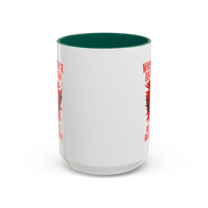 anti trump mug, chinga la mirgra, When Injustice Becomes Law, Resistance Mug, Social Justice Mug, Equality Coffee Cup, Resist Mug Gift