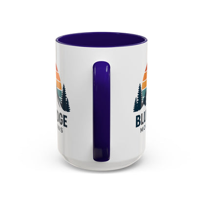 Blue Ridge Mountains, One Happy Camper, Accent Coffee Mug, Blueridge Mug, Blue Ridge Parkway, Camping Coffee Mug, Camping Gift