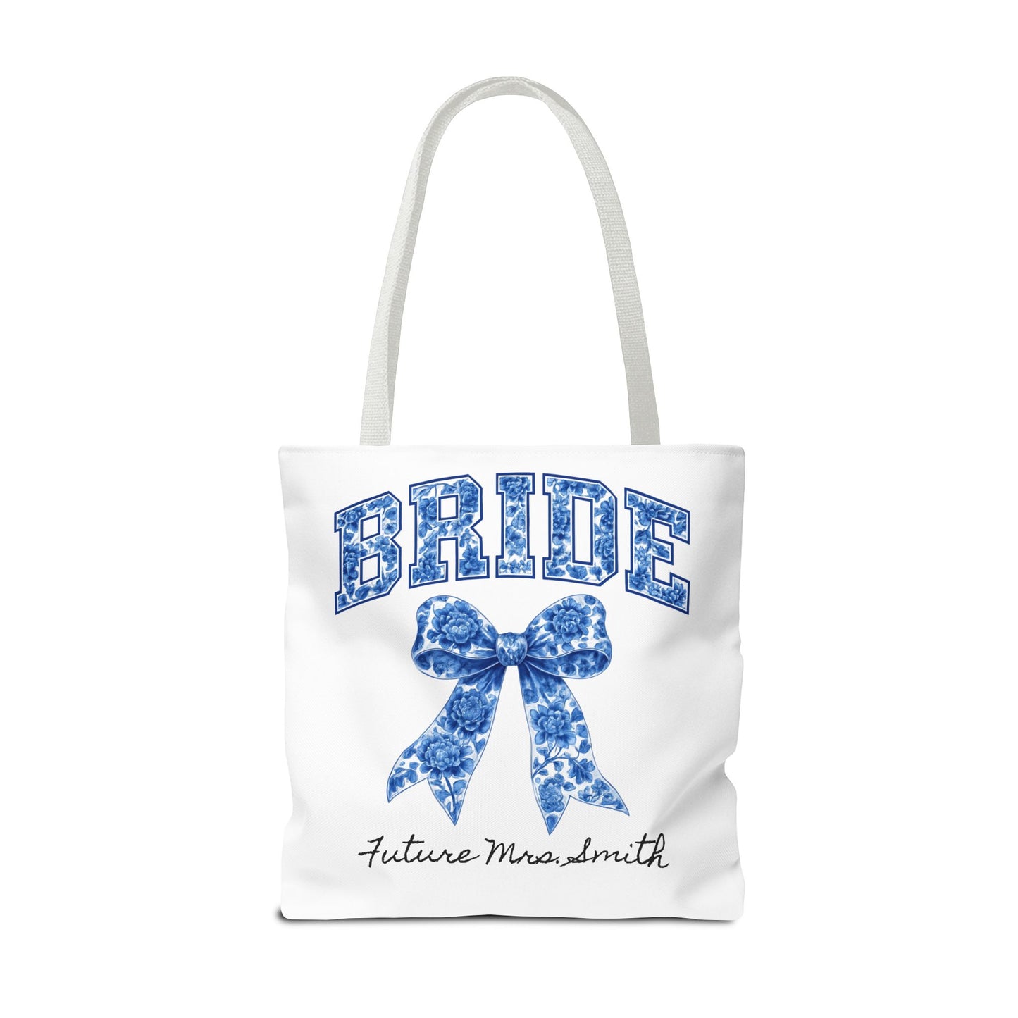 Bridal Tote Bag, Future Mrs. Smith Gift, Wedding Planning, Bride-to-Be Accessory, Personalized Bridal Shower Favor