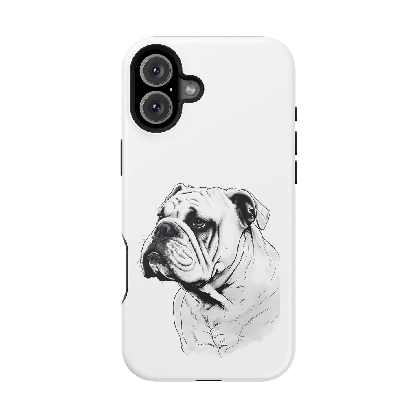 Bulldog Magnetic Tough Cases - Durable Phone Protection, Pet Lovers Gift, Animal Accessories, Unique Design, Personalized Tech