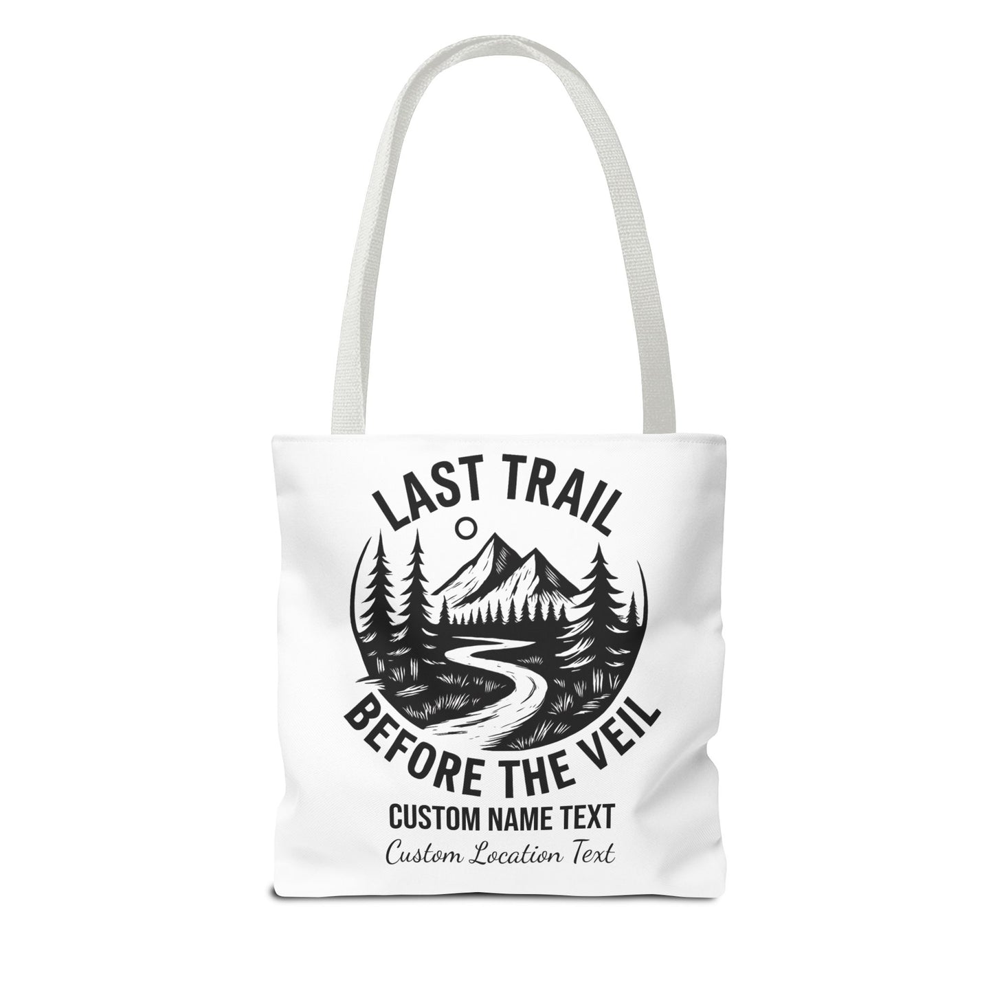 Bachelorette Last Trail Before the Veil Tote, Bride Tote Bag, Bridesmaid Tote Bags, Hen Party Favors, Bride Squad