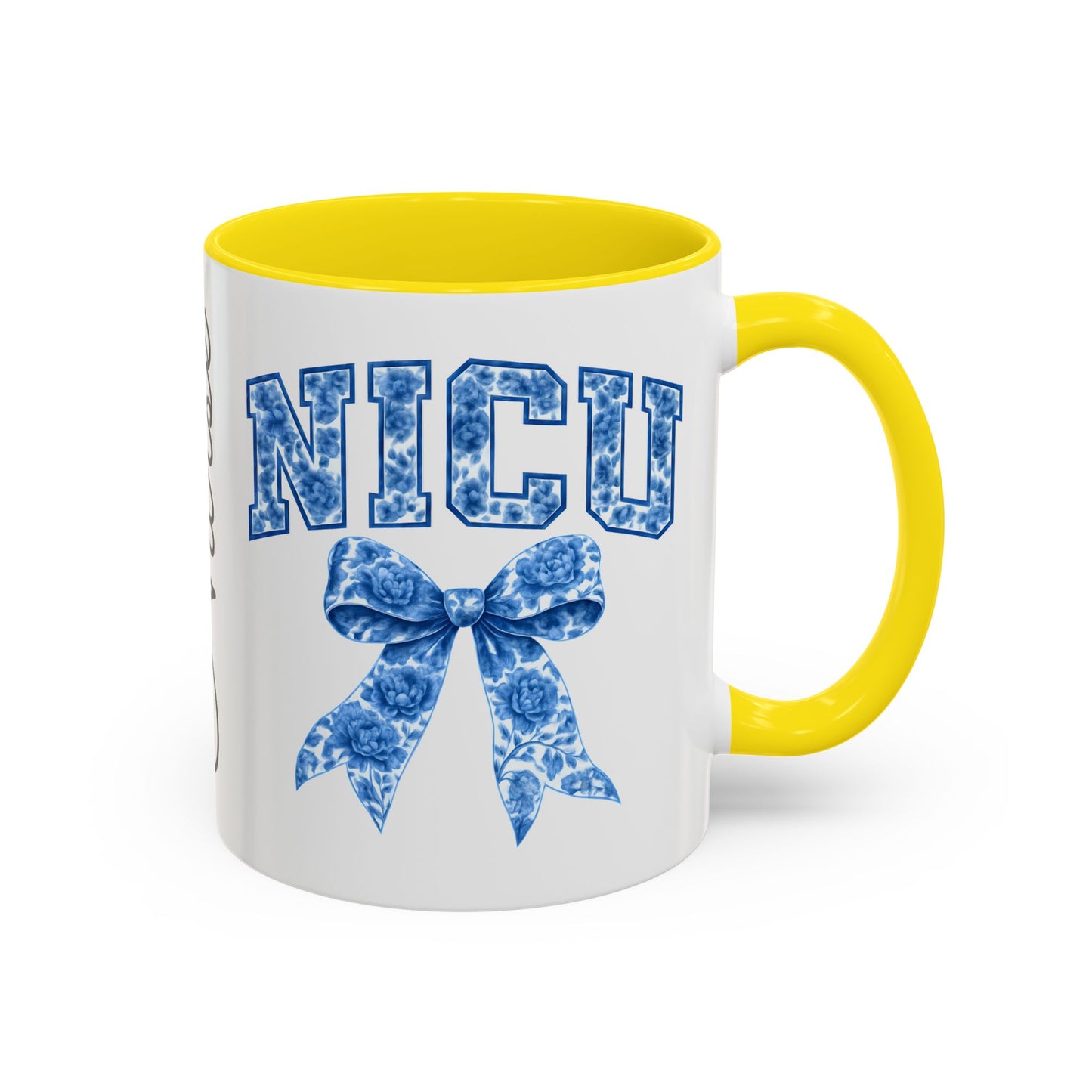 NICU Nurse Chinoiserie Accent Coffee Mug, Nurse Retirement Mug, NICU Nurse Mug, New Job Gift, Mug For NICU Nurse