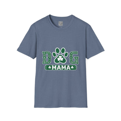Dog Mama T-Shirt - Unisex Pet Lover Tee, Dog Paw Print Shirt, Dog Mom Gift, Casual Wear for Animal Lovers