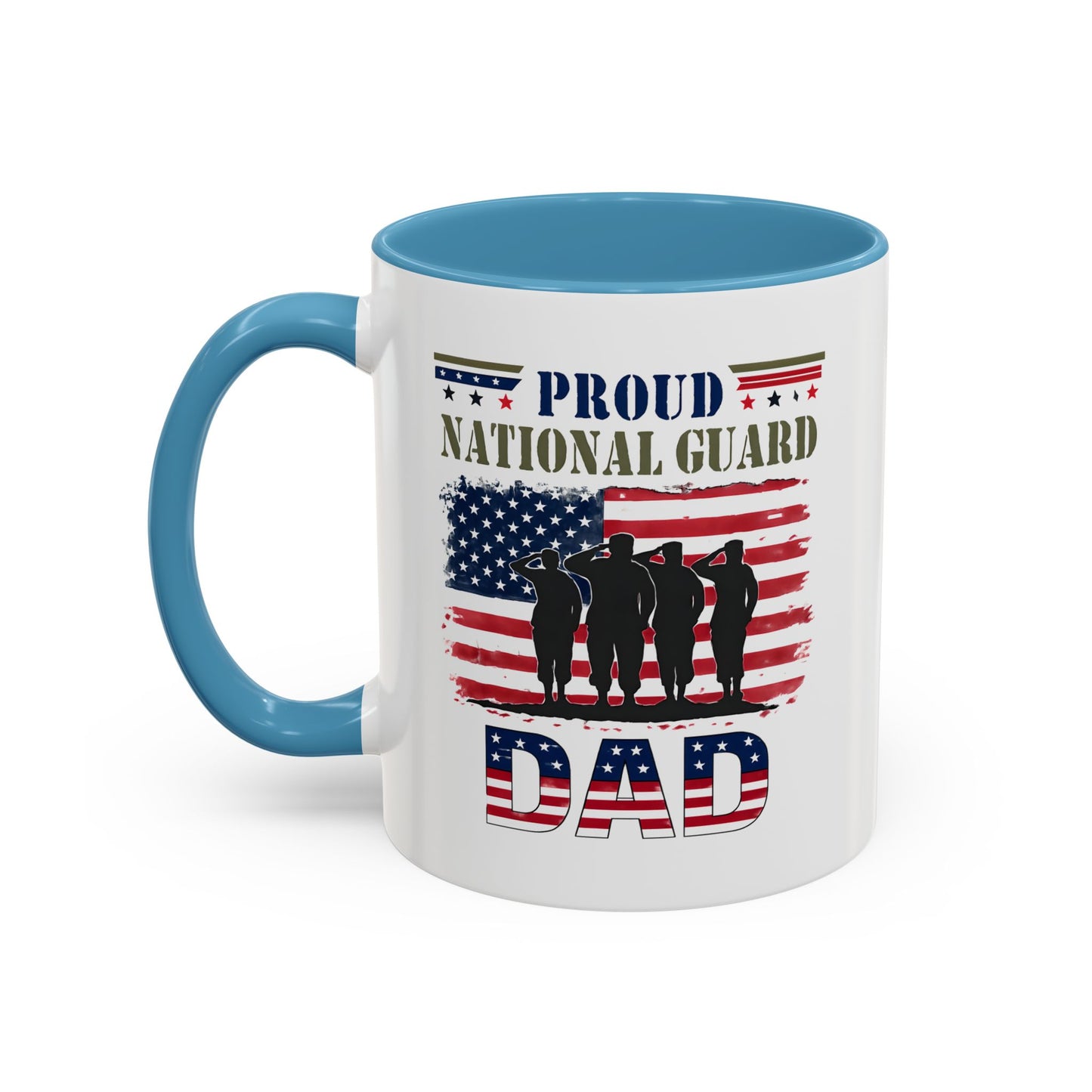 Proud National Guard Dad Coffee Mug, Army National Guard, Veteran Appreciation, Military Family Gift, Gift For Heroes