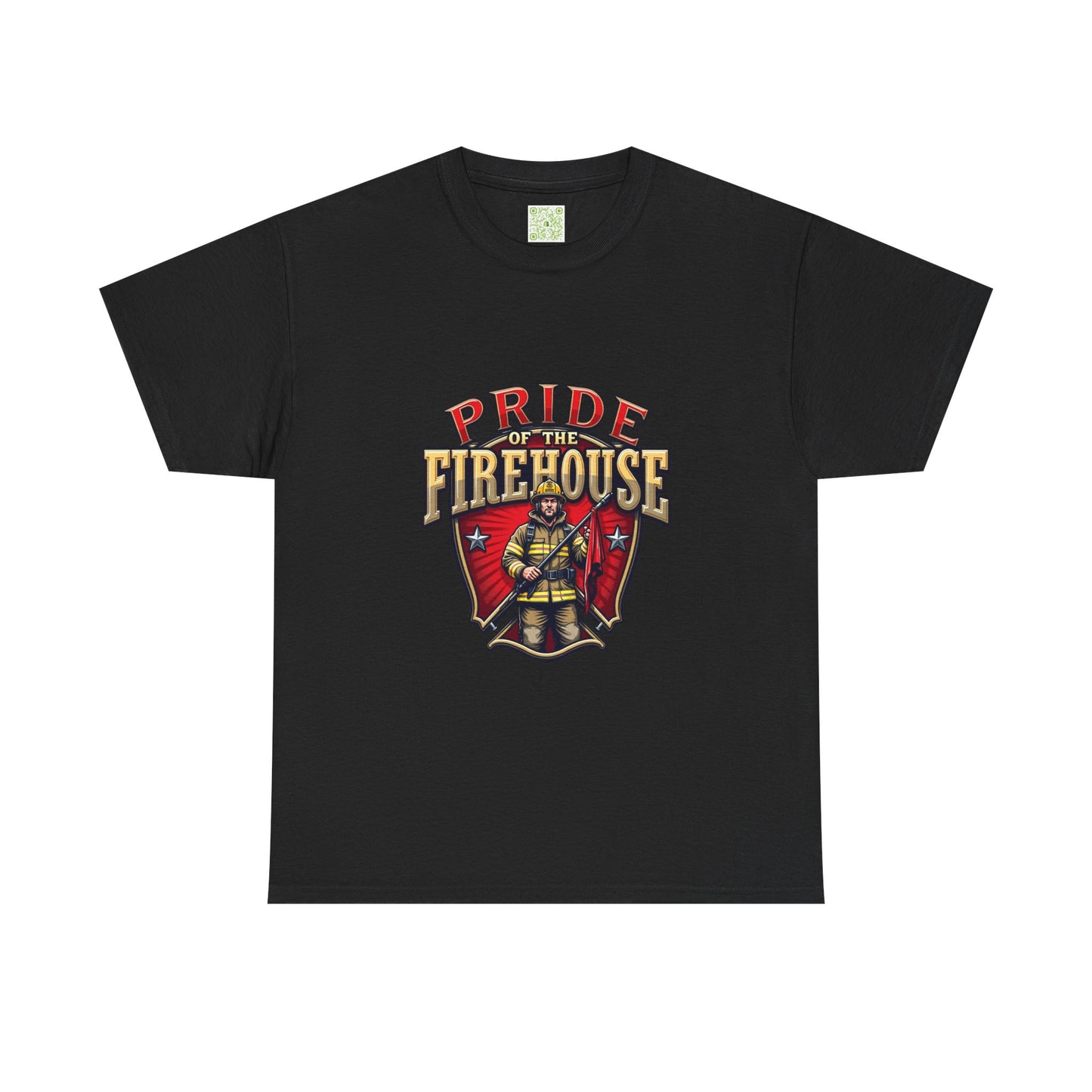 Fireman Shirt Pride of the Firehouse, Firewoman Tee, Firefighter Shirt, First Responder Gift, Fire Rescue, Thin Red Line