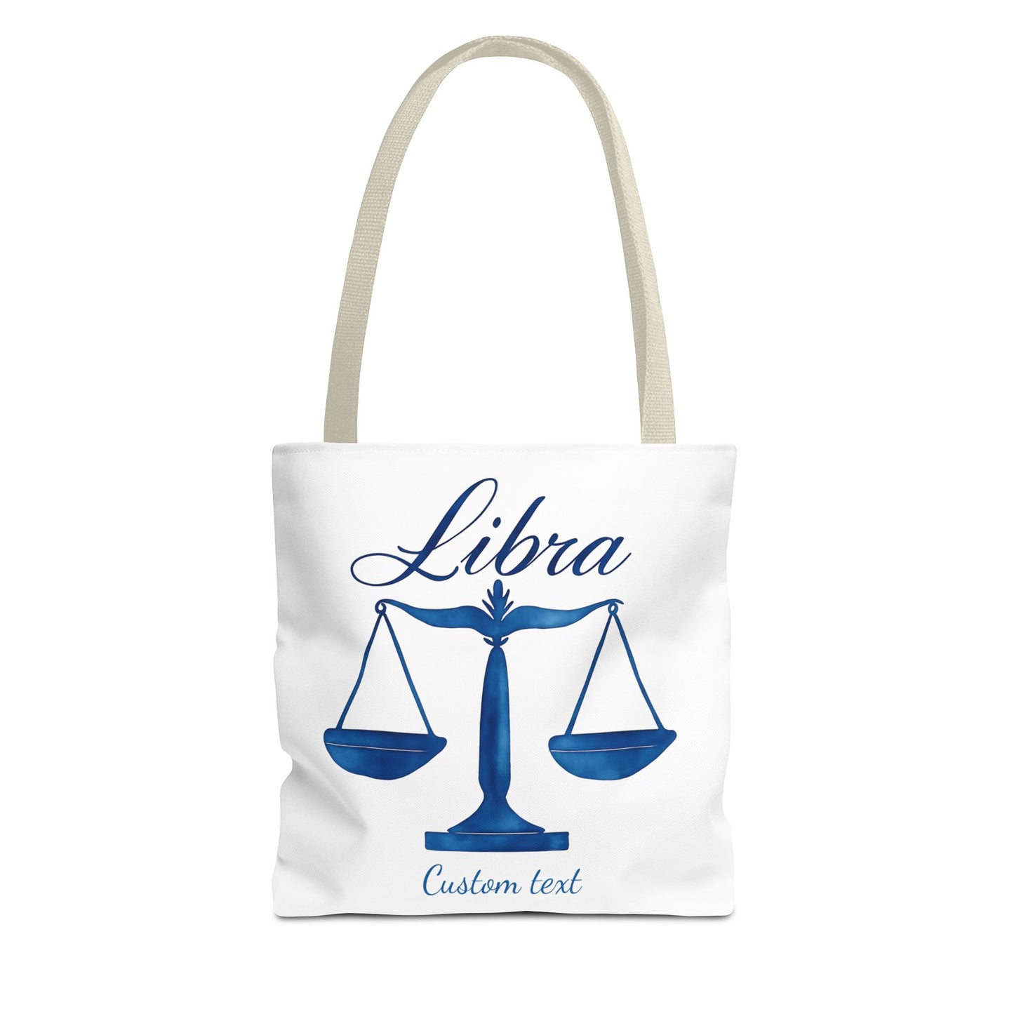 Libra Zodiac Personalized Tote Bag, Artistic Tote Bag, Astrology Lover Tote, Trendy Tote Bag, Unique Weekender Bag