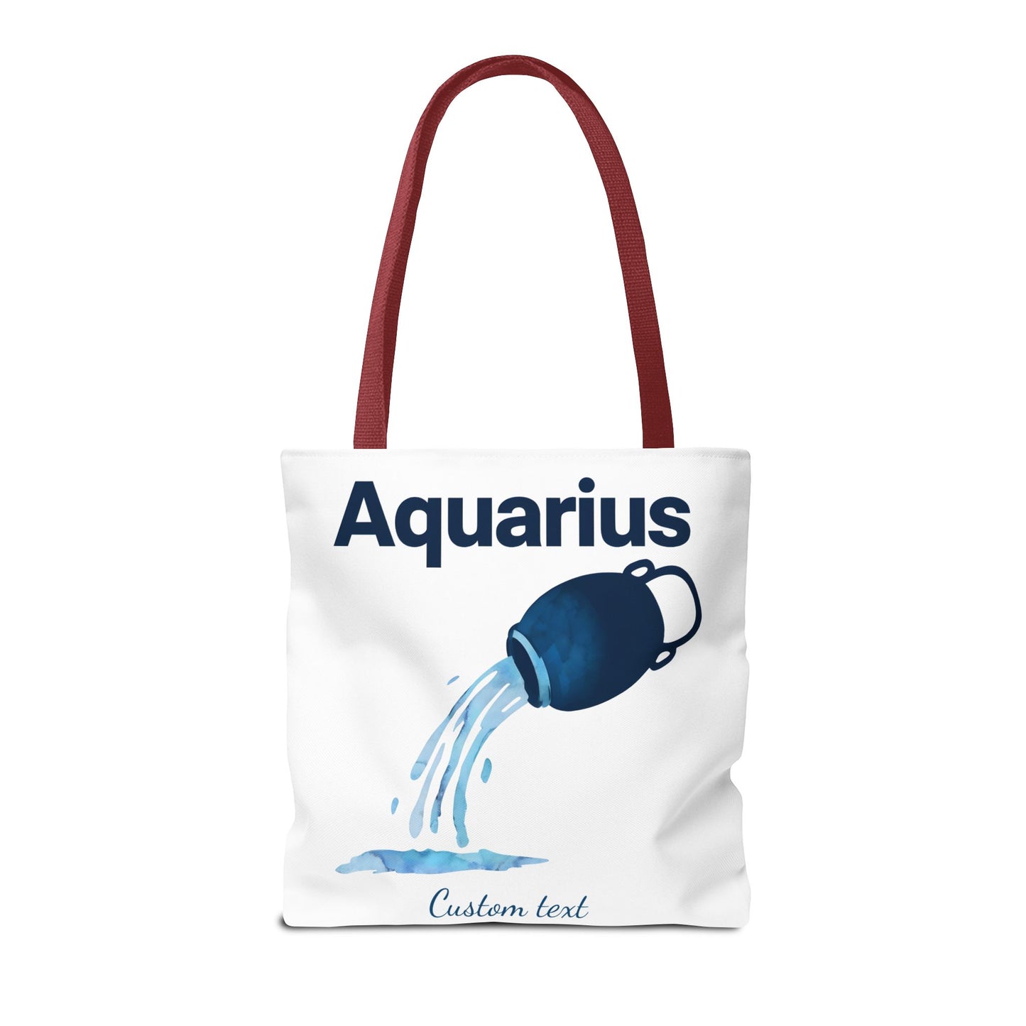 Aquarius Zodiac Personalized Tote Bag, Astrology Lover, Trendy Tote Bag, Aquarius Birthday Gift, Weekender Bag