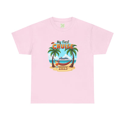 My First Cruise 2025 Tee, Cruise Squad 2025, Family Vacation Tee, Group Cruise Shirt, Personalized Cruise, Cruise Gifts