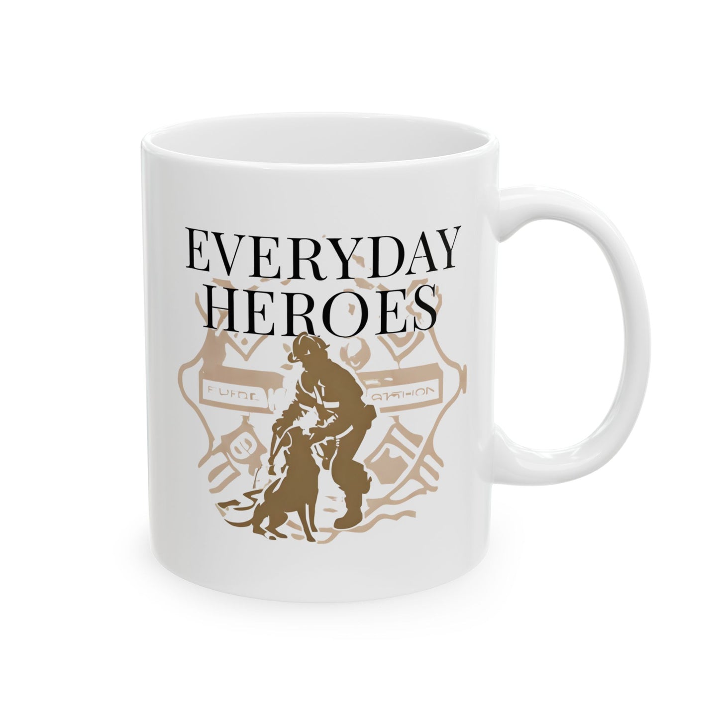 Firefighting Everyday Heroes Mug, A Must-Have for Firefighters, Coffee Lovers, and Home Office Style