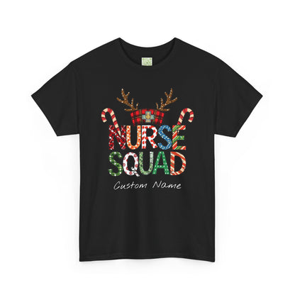 Personalized Nurse Squad Holiday Tee, Snowman Shirt, Christmas Womens, Future Nurse Gift, Nurse Gift, Gift For Nurse