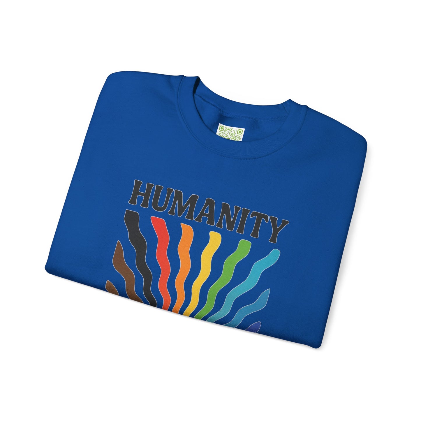 Pride Month Crewneck Sweatshirt, Humanity is Inclusive, LGBT Shirt, Lesbian Pride, Bisexual, Transgender, Equal Rights, pridemonth