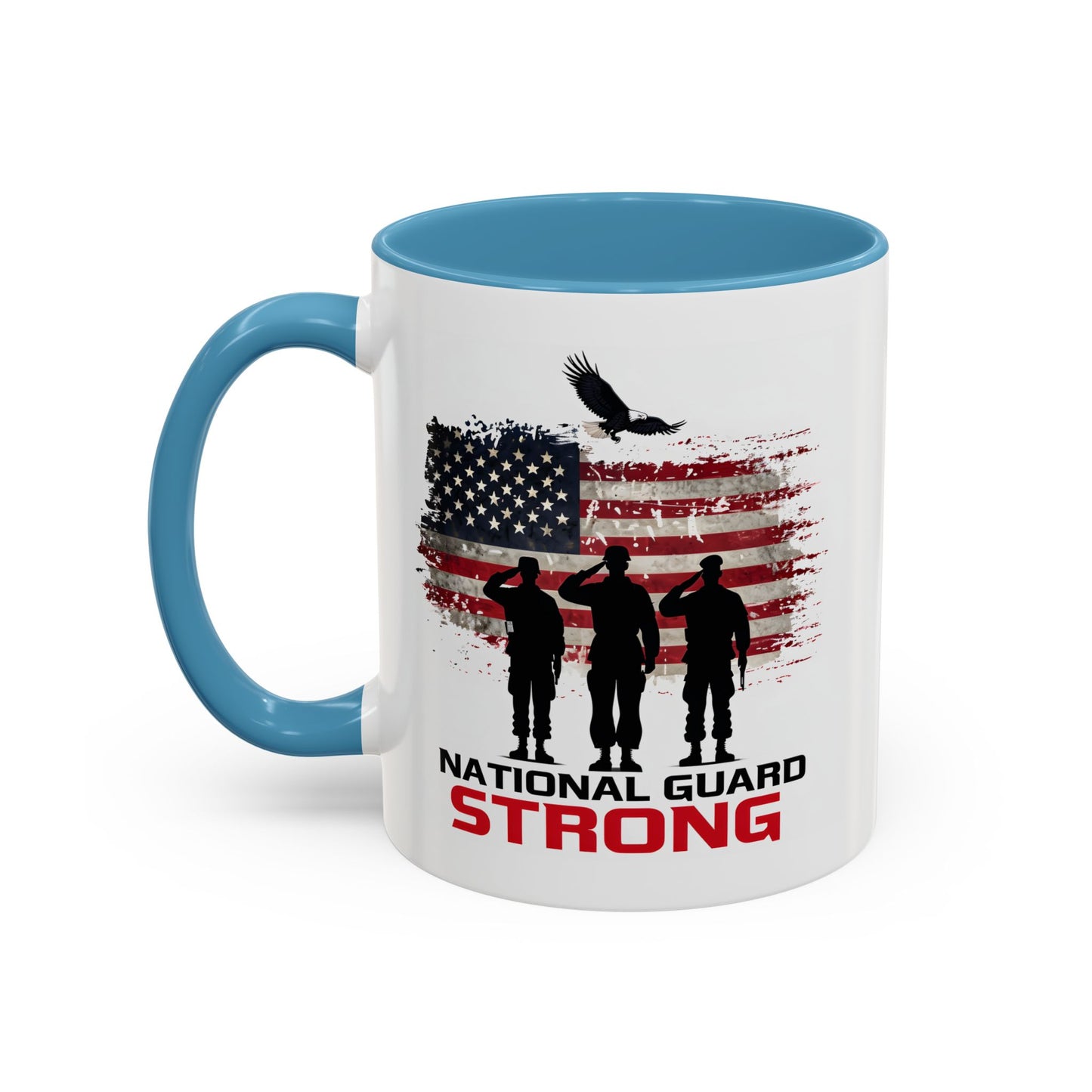 Patriotic National Guard Coffee Mug, Air National Guard, Army Wife Mug, Gift for Soldier, Army Veteran Gift, Army Dad Mug