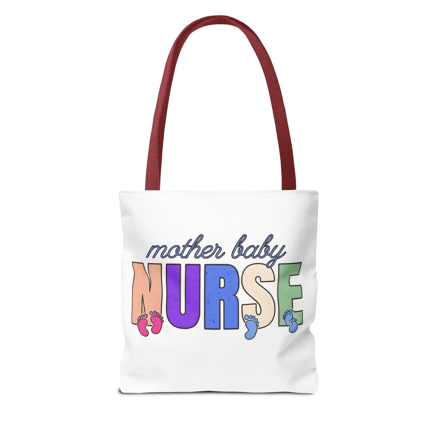 Postpartum Mother Baby Nurse Tote Bag, Nurse Appreciation, Cute Nurse Bag, Labor and Delivery, Midwife Gift