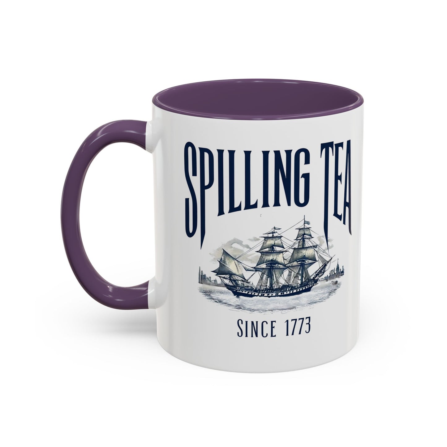 Spilling Tea Since 1773 Coffee Mug, Patriotic Coffee Mug, Funny Patriot Gift, American Freedom, Memorial Day