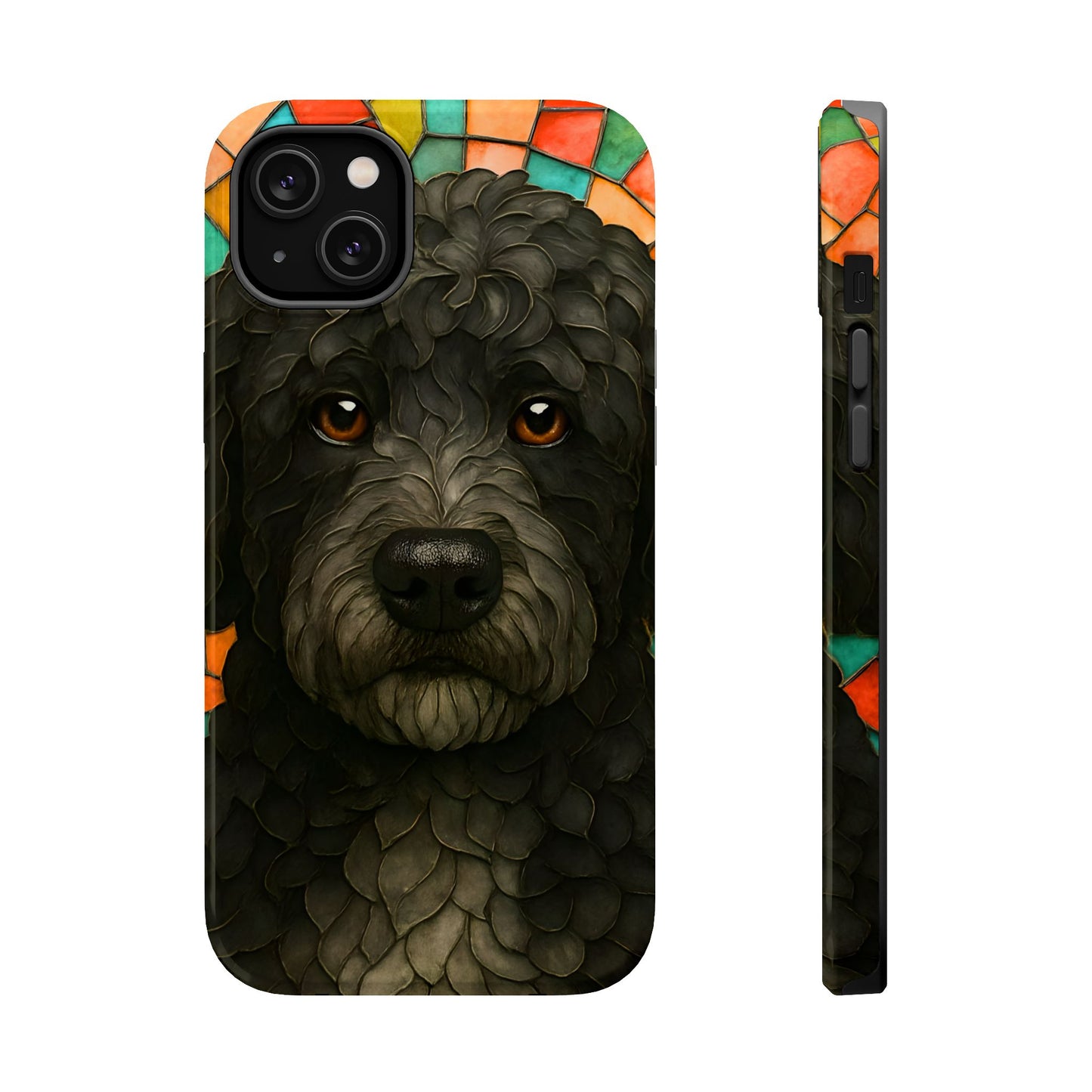 Portuguese Water Dog Mosaic Phone Case, Dog iPhone Case, Portie Dog Phone Case, Dog Lover Gift, Dog Phone Accessory