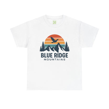 Blue Ridge Parkway Unisex Heavy Cotton Tee, Nature Lover Shirt, Blue Ridge Mountains, North Carolina Shirt, Camping Gift