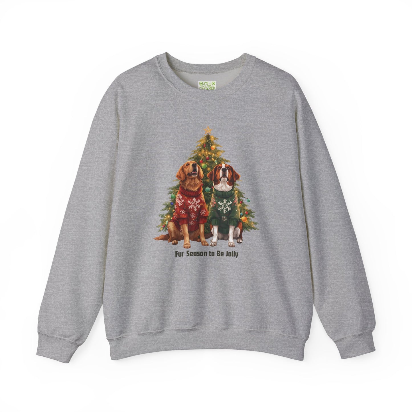 Festive Pet Sweatshirt - Perfect for Holidays, Dog Lovers, Cozy Gatherings, Gift for Pet Parents, Casual Winter Wear