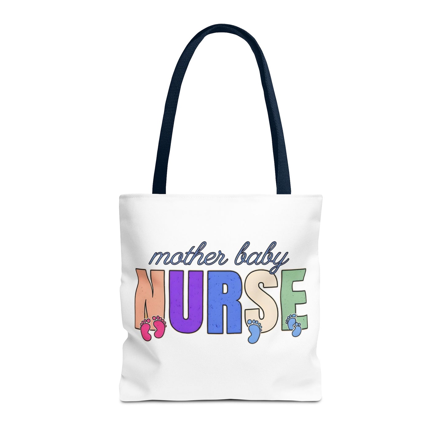 Postpartum Mother Baby Nurse Tote Bag, Nurse Appreciation, Cute Nurse Bag, Labor and Delivery, Midwife Gift