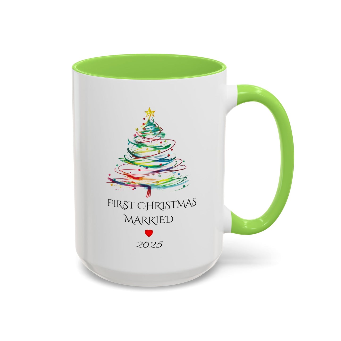 First Year Married Mug, Mr and Mrs Mug, Couple Mug, First Christmas Married, Just Married Gift, Newlywed Gift Ideas