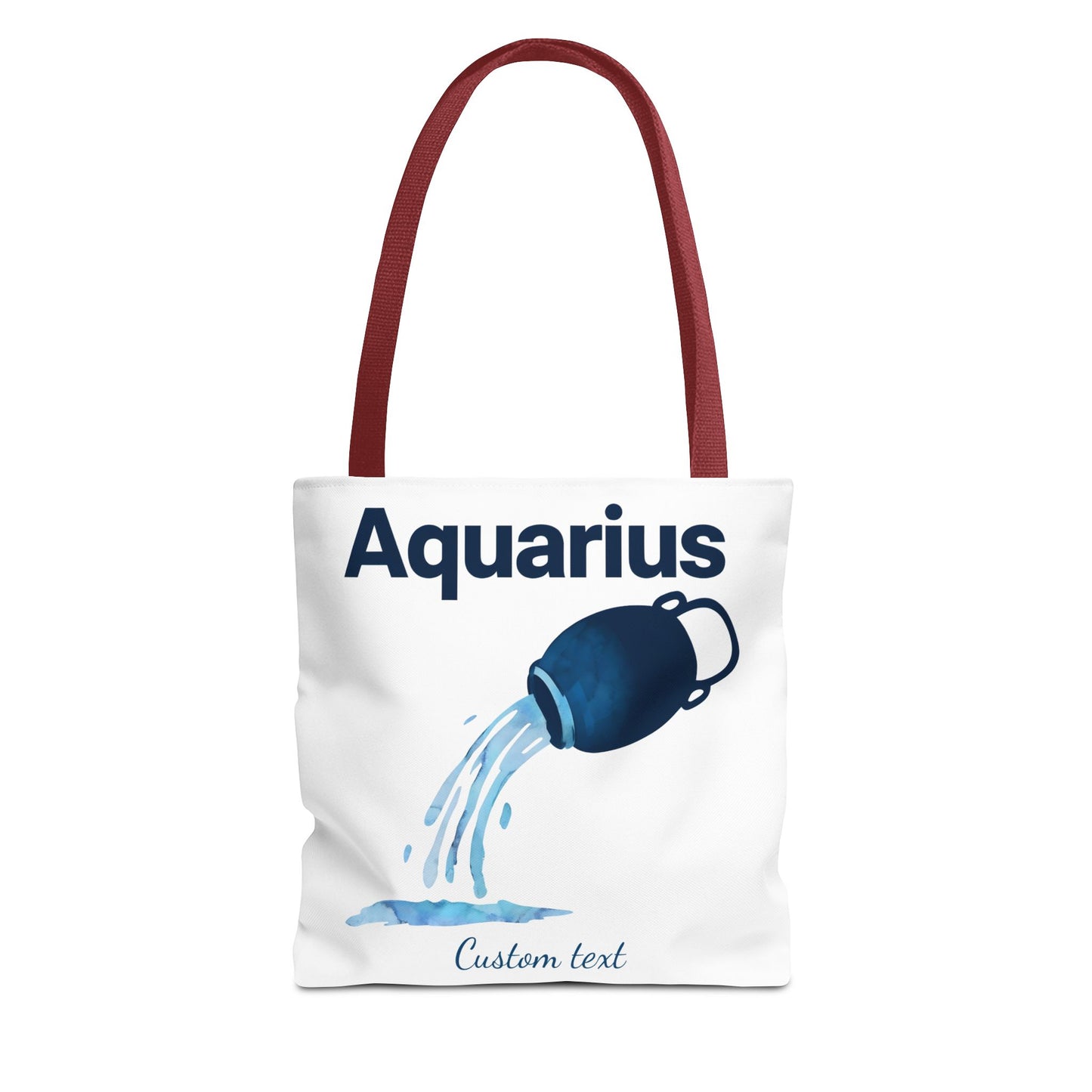 Aquarius Zodiac Personalized Tote Bag, Astrology Lover, Trendy Tote Bag, Aquarius Birthday Gift, Weekender Bag