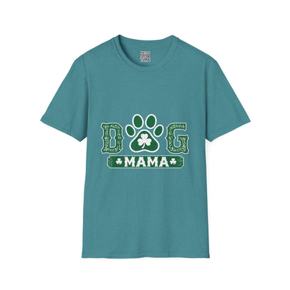 Dog Mama T-Shirt - Unisex Pet Lover Tee, Dog Paw Print Shirt, Dog Mom Gift, Casual Wear for Animal Lovers