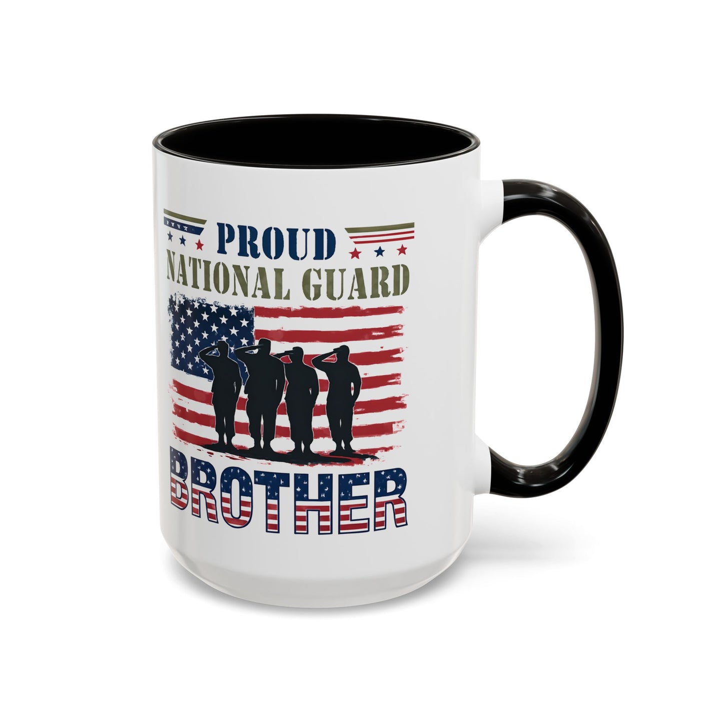 National Guard, Proud Brother Coffee Mug, Veteran Appreciation Mug, Military Family Gift, Army Gifts, Tactical Gifts