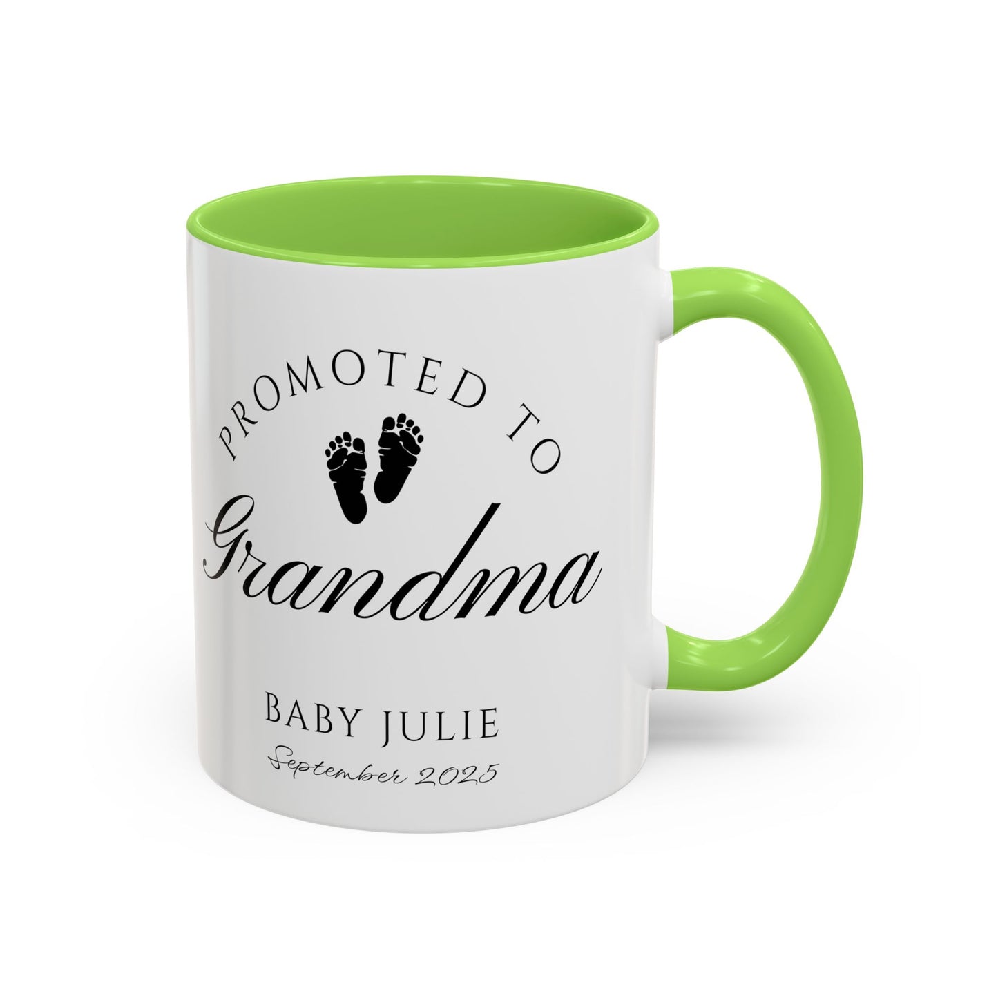 Promoted to Grandma Mug, Pregnancy Announcement Coffee Cup, Baby Reveal Gift, New Grandparent Mug, Grandma to Be Gift, Custom Baby Announcement