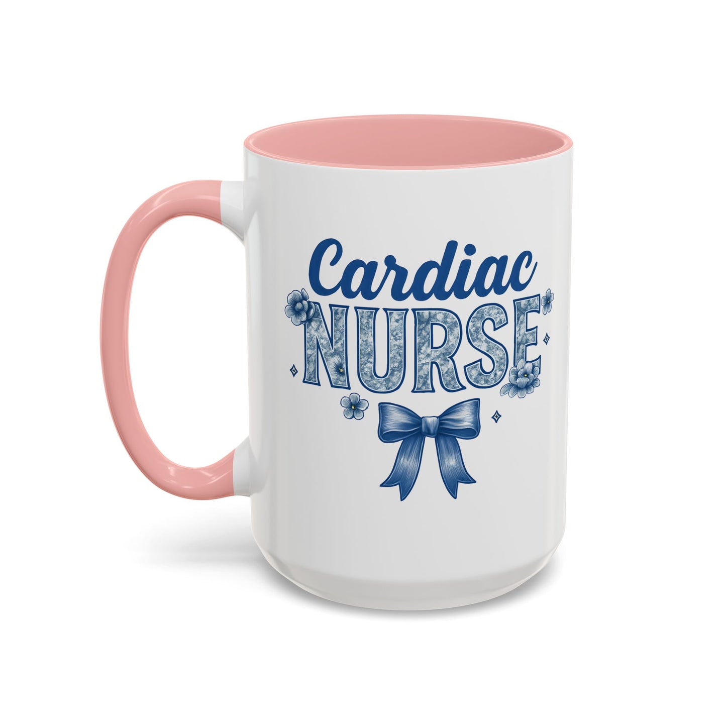 Chinoiserie Nurse Mug, Cardiac Nurse Mug, Cardiac ICU Mug, CVICU Nurse Mug, Cardiology Nurse Gift, Nurse Team Mug