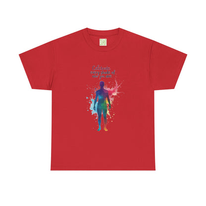 Enneagram Four Celebrate Every Shade Personality Tee, Celebrate Every Shade, Unisex Heavy Cotton, Self Growth, Individualist Tee