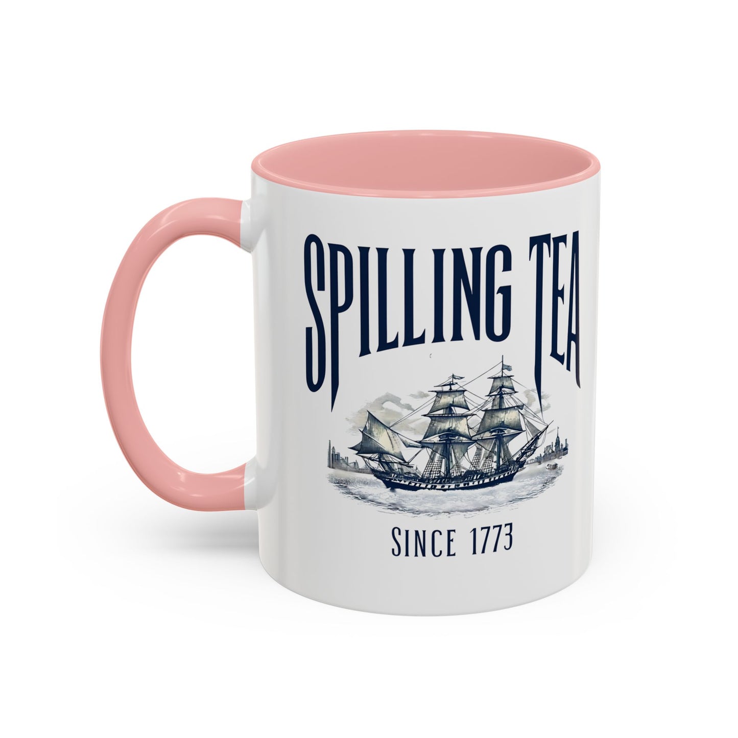 Spilling Tea Since 1773 Coffee Mug, Patriotic Coffee Mug, Funny Patriot Gift, American Freedom, Memorial Day