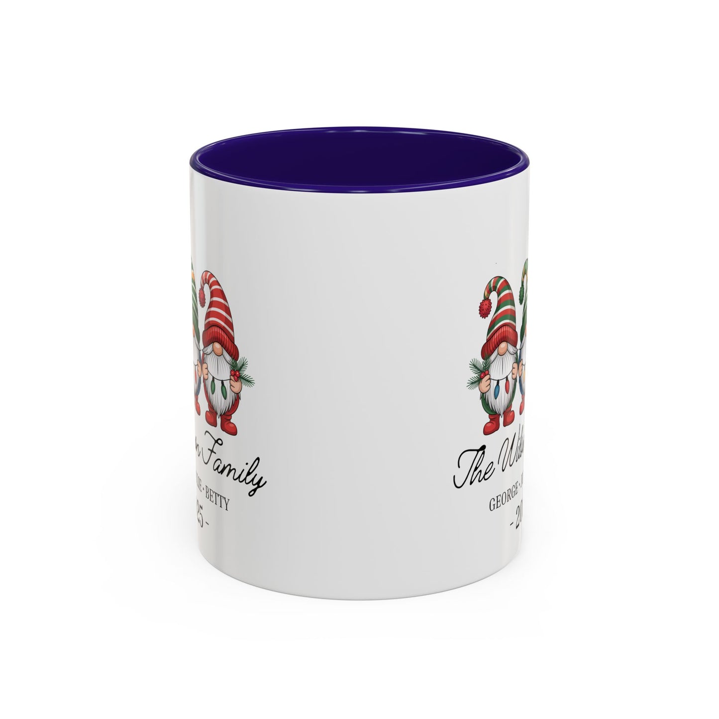 gnome mug, Personalized Family Gnome Christmas Mug, Custom Family Name 2025 Coffee Cup, Cute Holiday Gift for Family, Christmas Gnome Mug Keepsake