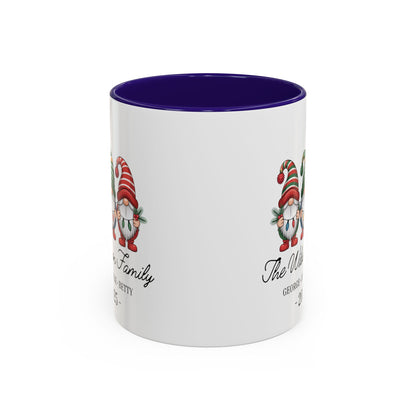 gnome mug, Personalized Family Gnome Christmas Mug, Custom Family Name 2025 Coffee Cup, Cute Holiday Gift for Family, Christmas Gnome Mug Keepsake