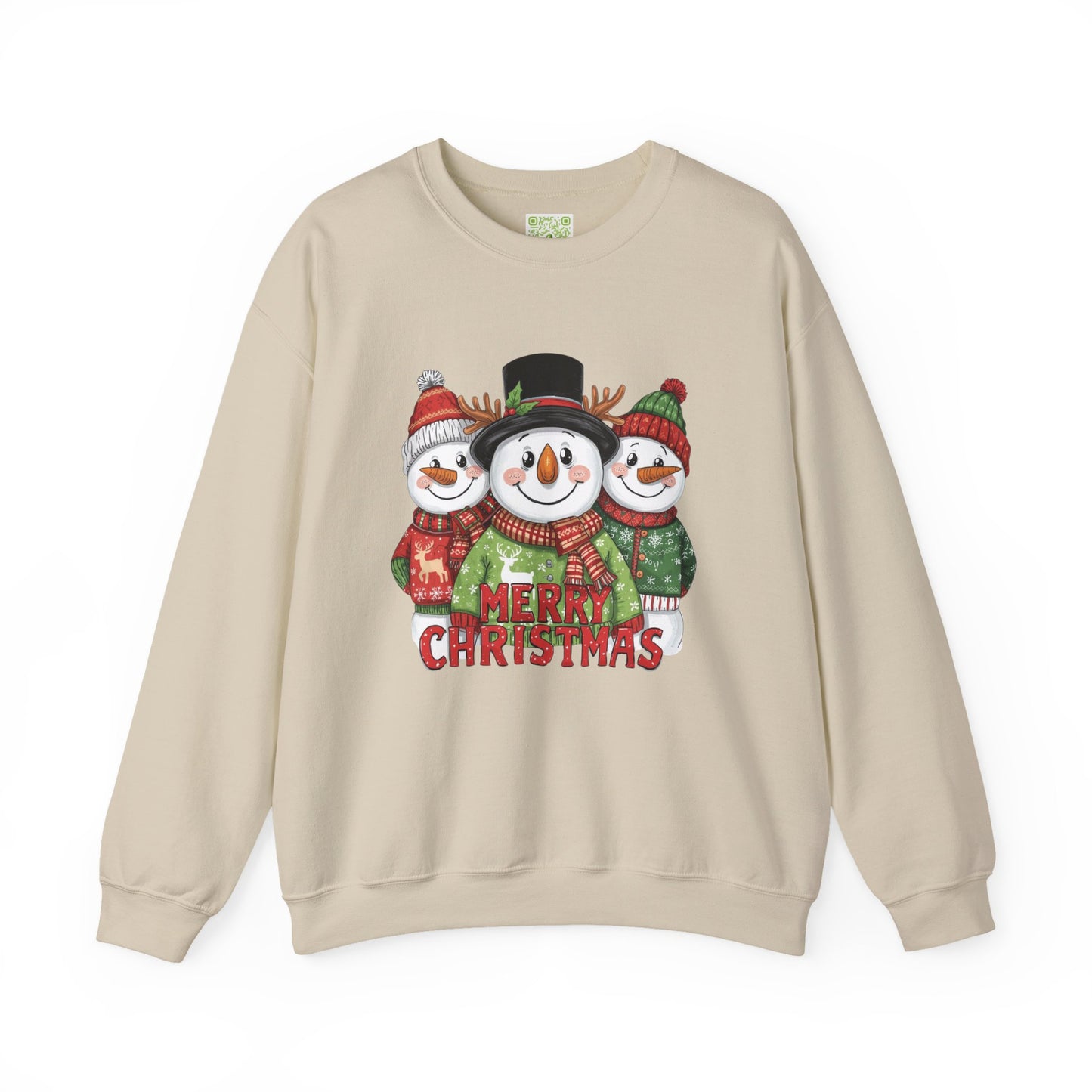 Merry Christmas Snowman Sweatshirt, Funny Snowman Shirt, Snowman Apparel, Cute Let It Snow Top, Snowman Lover Gift, Snowman Gift For Her, Kitschy Christmas Gift