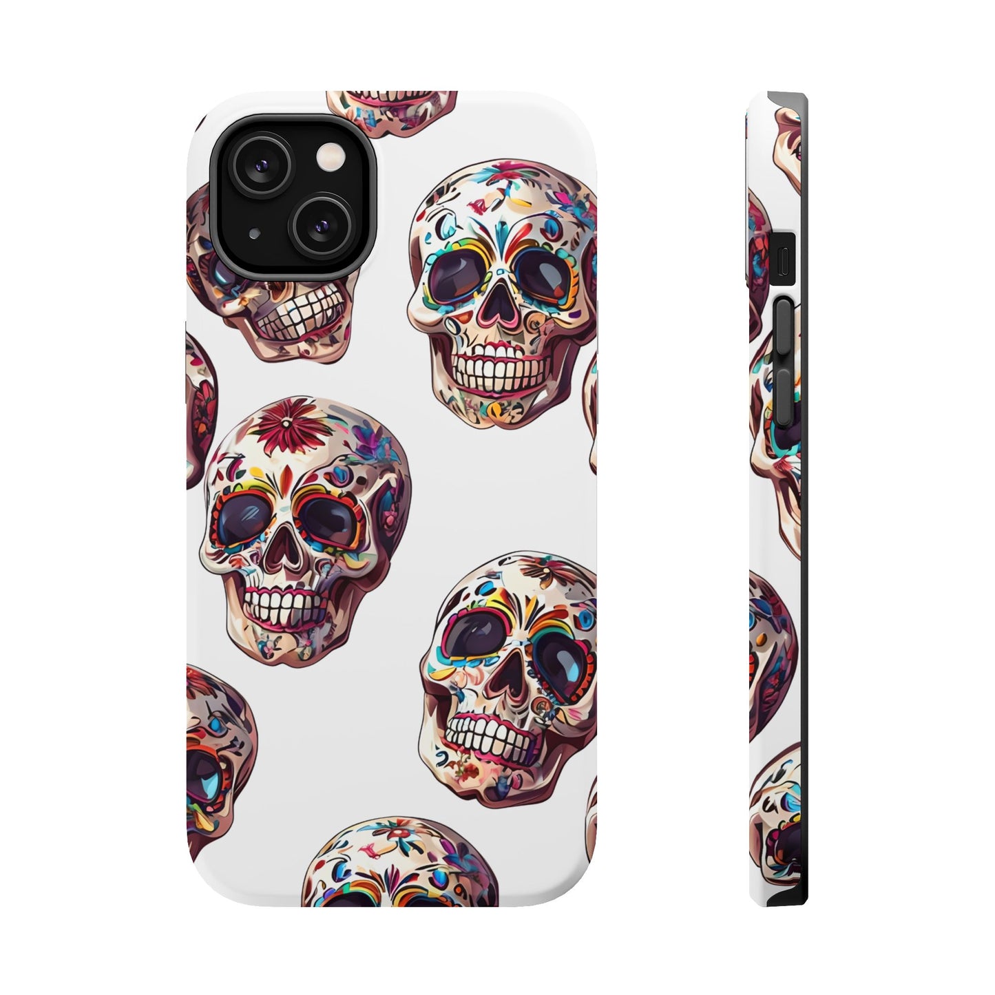 Sugar Skull Phone Case, Dia De Los Muertos, Day Of The Dead, Mexican Tradition, Sugar Skull Art, Wireless Charger