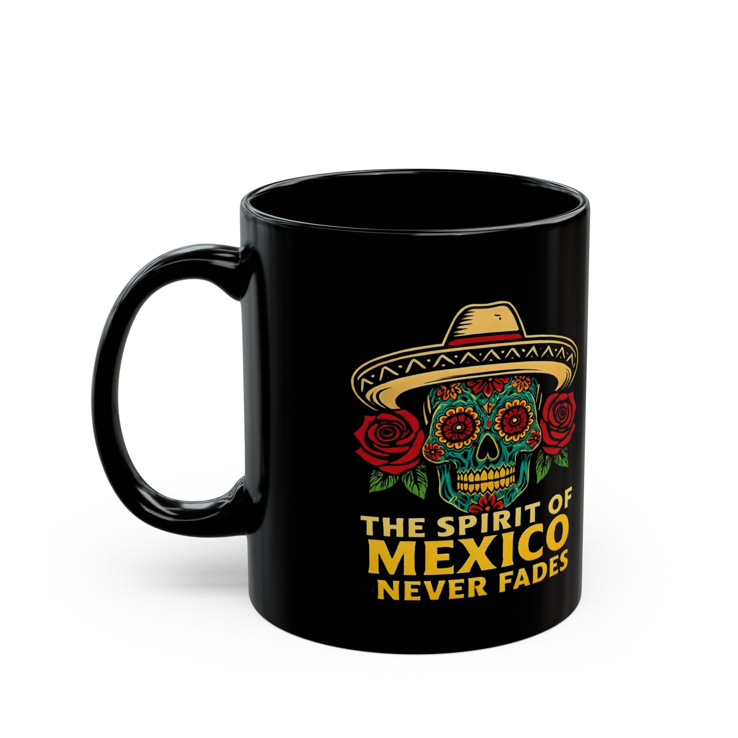 Mexican Spirit Day of the Dead Mug, Hispanic Heritage, Mexican Pride, Immigrant Rights, Mexican Culture, Brown Pride