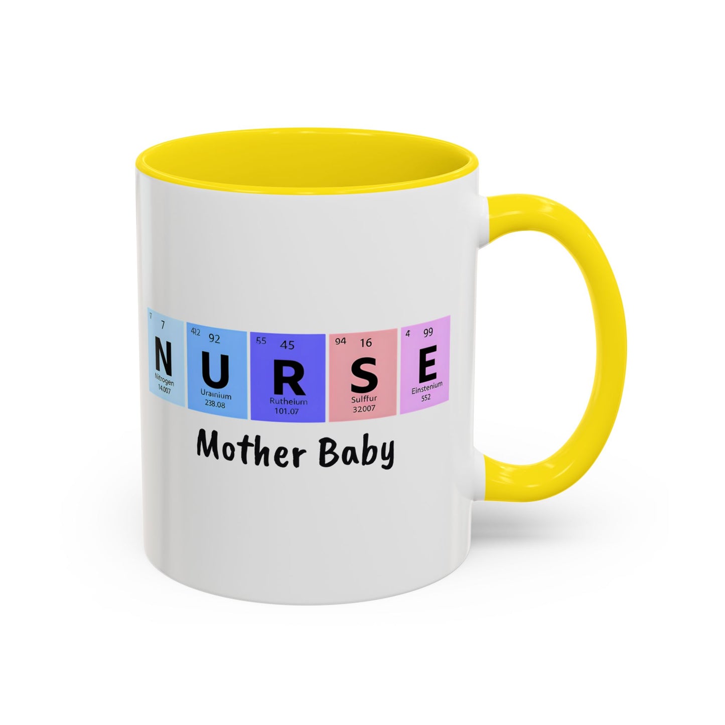 Nurse Mother Baby Coffee Mug, Nurse Practitioner Gift, Labor Delivery Nurse, Postpartum Nurse, Nursery Nurse Mug