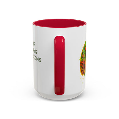 Trump Always Chickens Out TACO Mug, Subtle Anti Trump, Democrat Gift Mug, Funny Liberal Gift, Political Mug